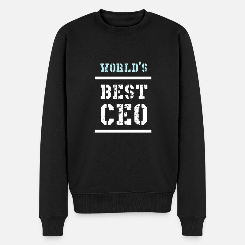 LE MEILLEUR PDG DU MONDE - Pull Premium bio Homme - noir