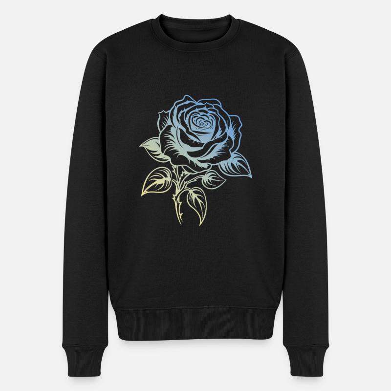 L’amour de la rose - Pull Premium bio Homme - noir