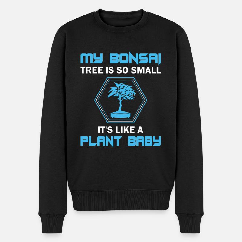 Bonsai Tree - Männer Premium Bio Pullover - Schwarz