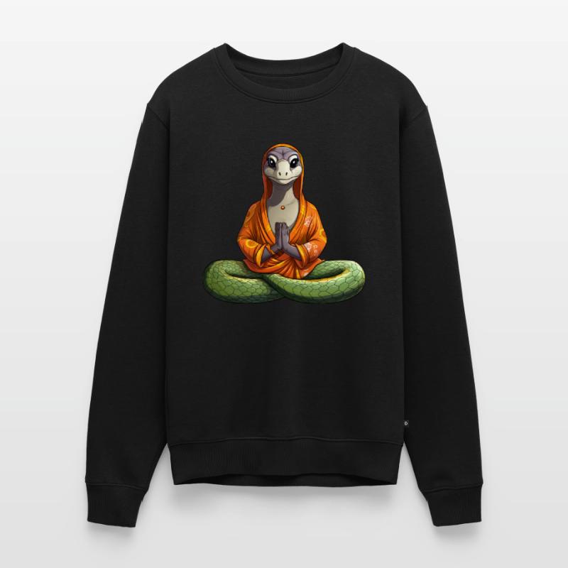 Yoga Python Men's Premium Organic Jumper