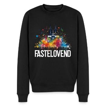 Köln Kölle Karneval Gebützt Kölle Alaaf Jeck Party - Männer Premium Bio Pullover - Schwarz - Vorne - Nico (187cm)