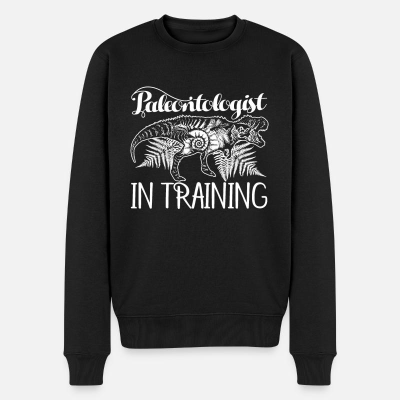 Paléontologue en formation - Pull Premium bio Homme - noir