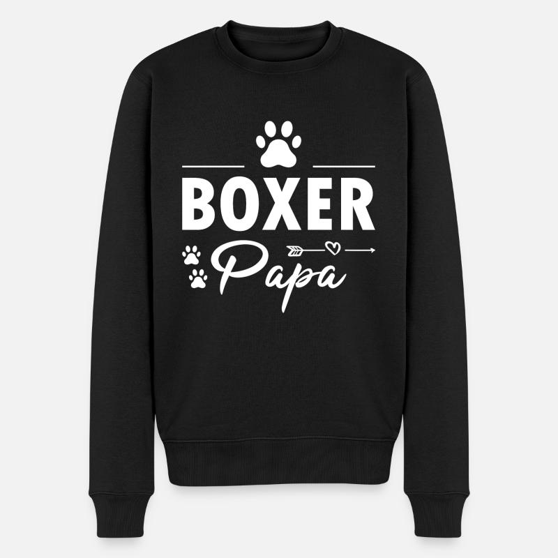 Boxer Papa - Pull Premium bio Homme - noir