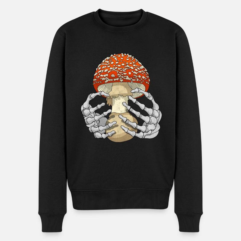 Champignon - Pull Premium bio Homme - noir
