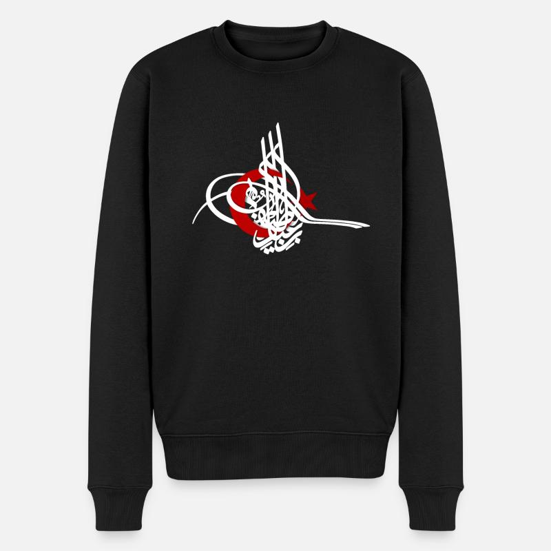Tughra - Pull Premium bio Homme - noir