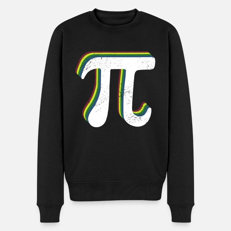 Math Pi symbol Pi - Men's Premium Organic Jumper - black