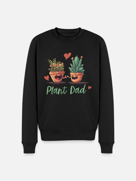 A garden lover's delight - Men's Premium Organic Jumper - black