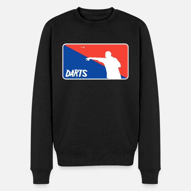 Joueur de fléchettes - Pull Premium bio Homme - noir