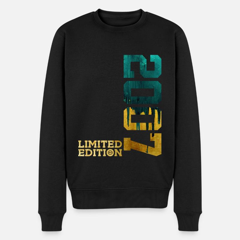 19. GEBURTSTAG LIMITED EDITION 2007 - Männer Premium Bio Pullover - Schwarz