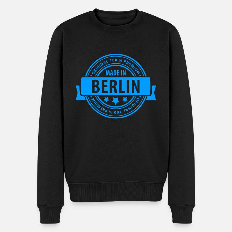 Made In Berlin - Pull Premium bio Homme - noir