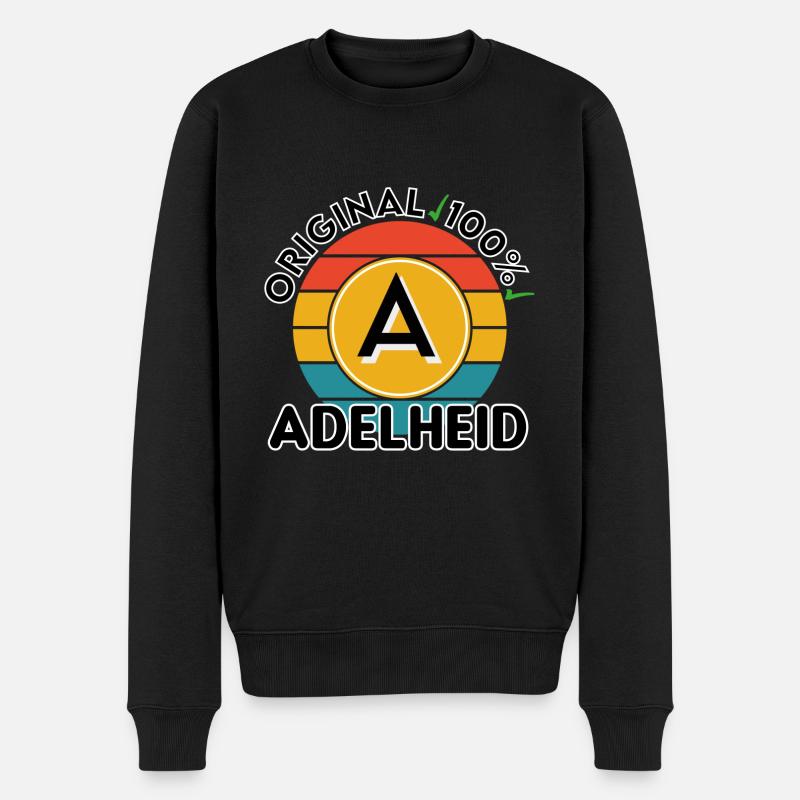 Adelheid - Männer Premium Bio Pullover - Schwarz