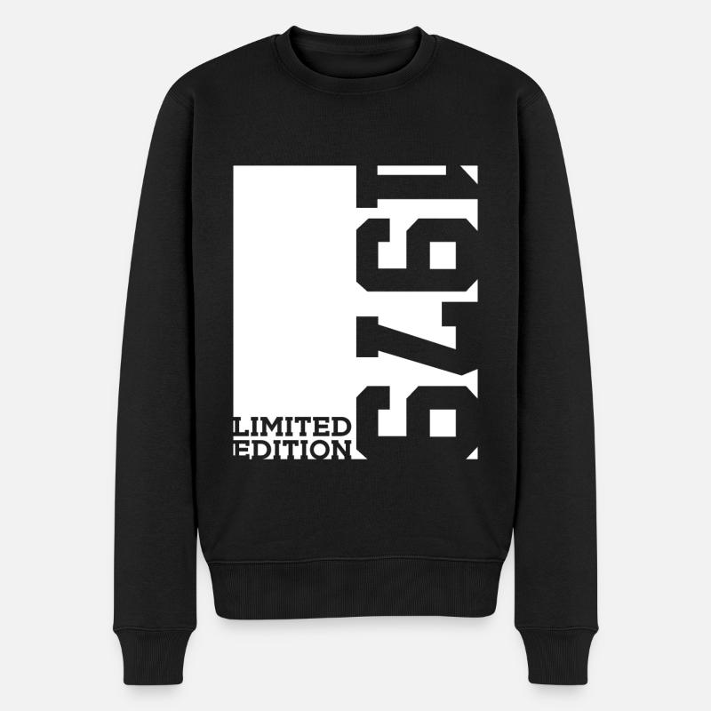 47. GEBURTSTAG LIMITED EDITION 1979 - Männer Premium Bio Pullover - Schwarz