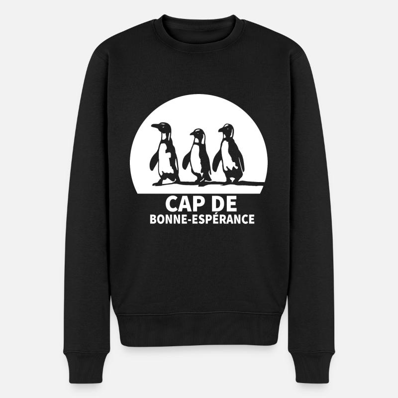 Cap de bonne espérance Afrique du sud - Pull Premium bio Homme - noir