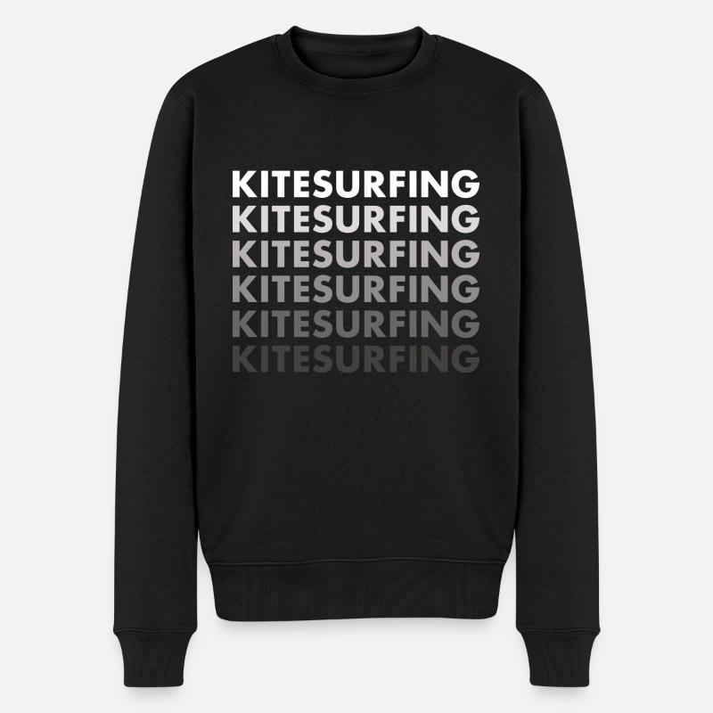 Kitesurf sportif - Pull Premium bio Homme - noir