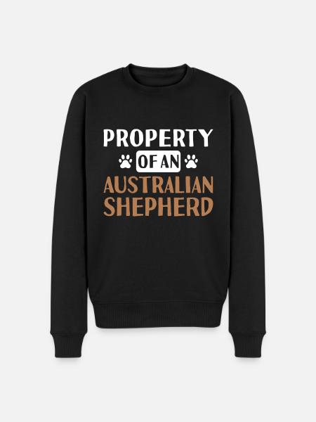 Dog Property Of A Aussie - Men's Premium Organic Jumper - black