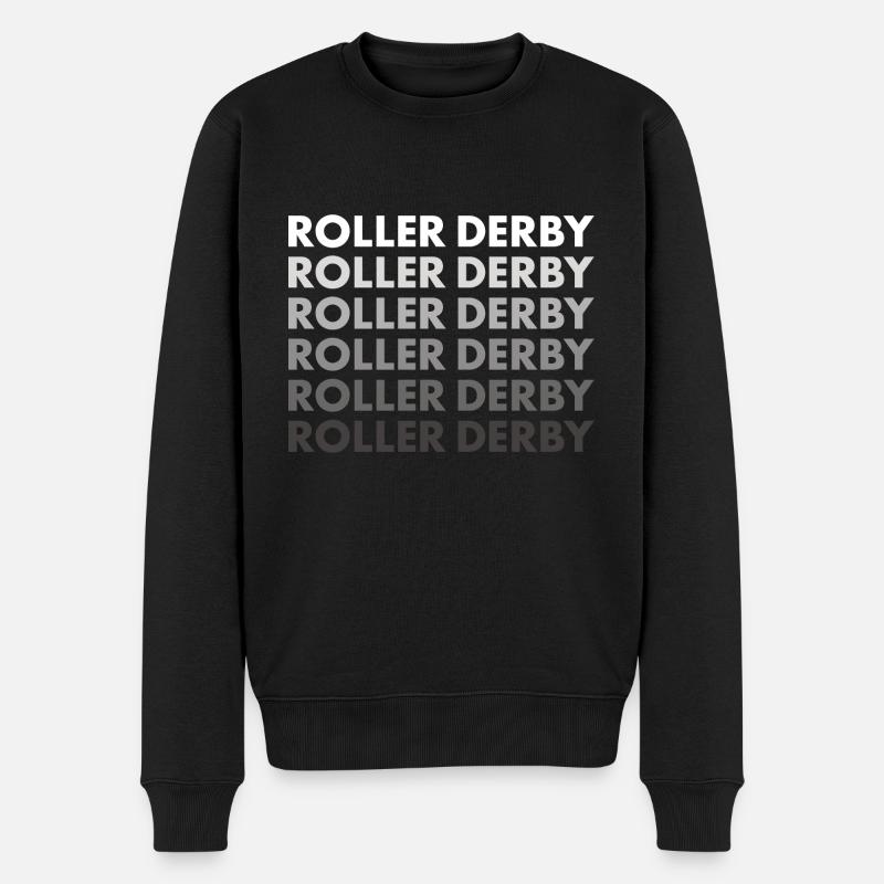 Sport Roller Derby - Pull Premium bio Homme - noir