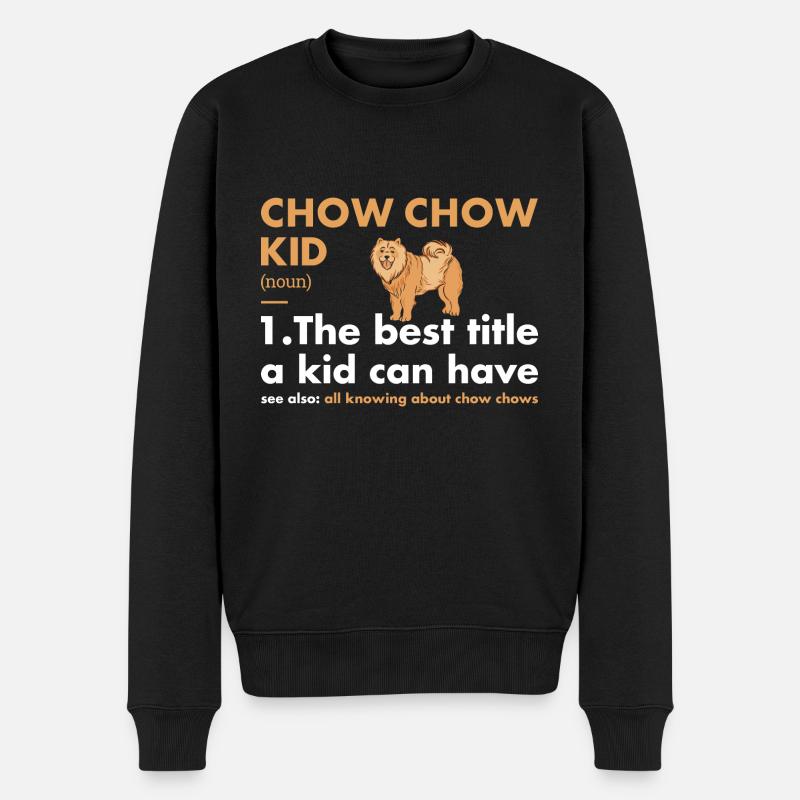 Chow Chow Kid définition - Pull Premium bio Homme - noir