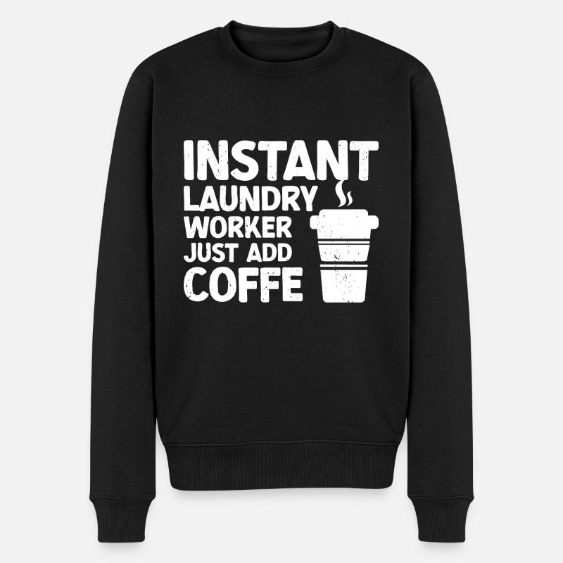 Travailleurs de lavage - Pull Premium bio Homme - noir