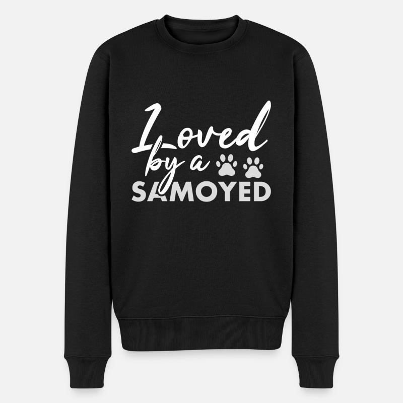 Aimé par un Samoyède - Pull Premium bio Homme - noir