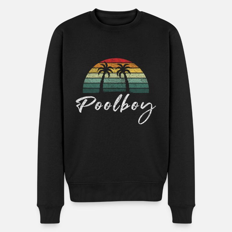 Maître nageur Poolboy - Pull Premium bio Homme - noir