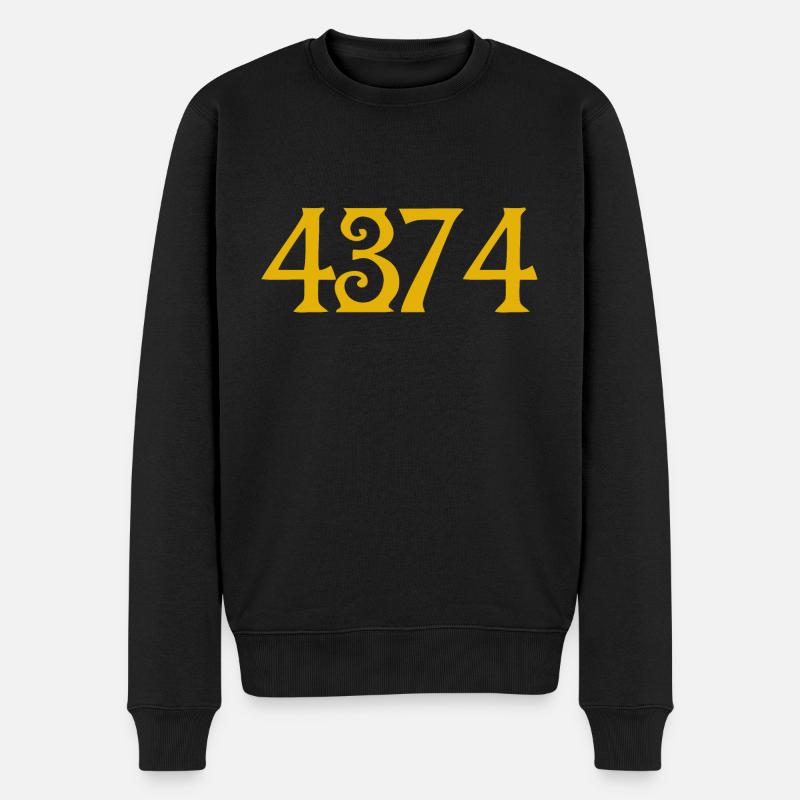 Gruß von den Plejaden - 4374 - Männer Premium Bio Pullover - Schwarz
