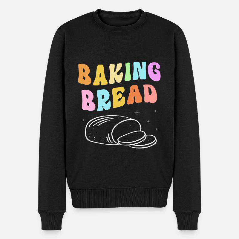 Baker Baker Baking - Men's Premium Organic Jumper - black