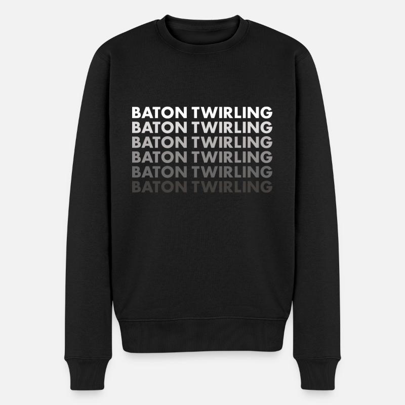 Bâton Twirler Bâton Twirling - Pull Premium bio Homme - noir