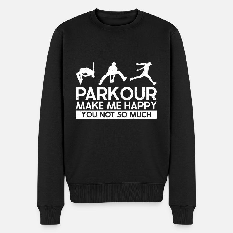 Parkour - Pull Premium bio Homme - noir