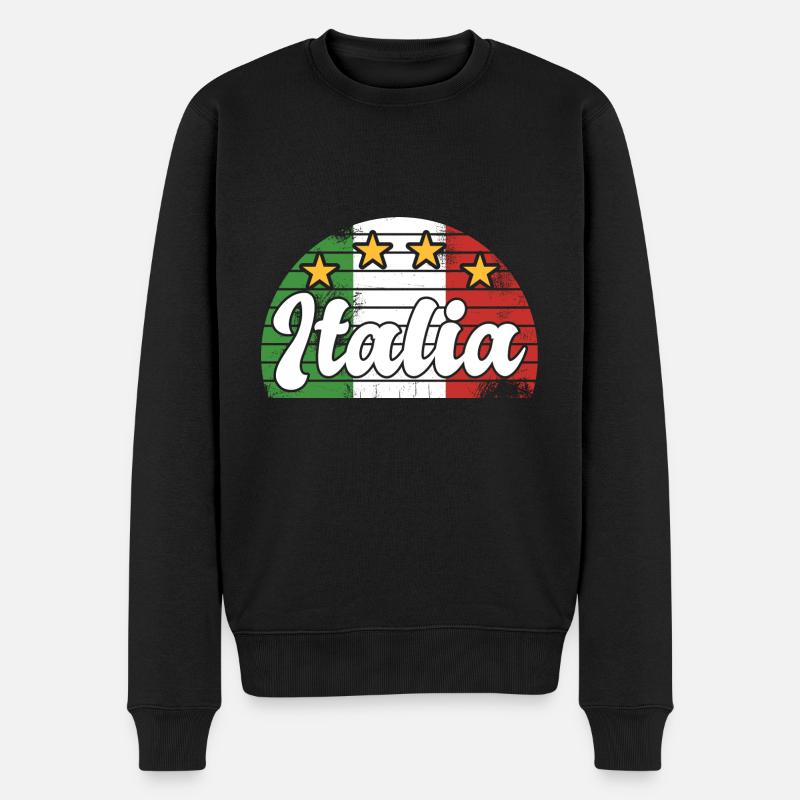 italie d’été - Pull Premium bio Homme - noir