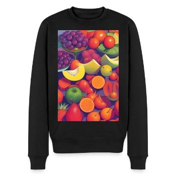 Fruit - Pull Premium bio Homme - noir - Devant - Nico (187cm)