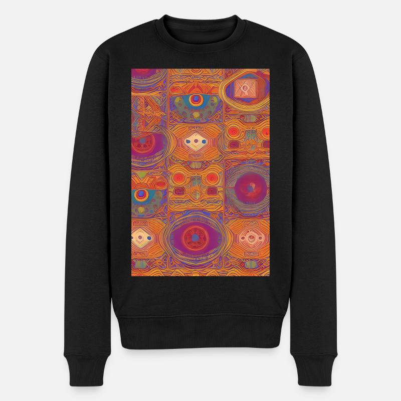 Modèle rétro - Pull Premium bio Homme - noir