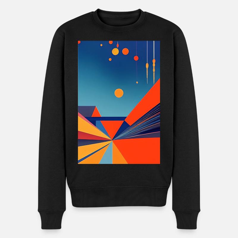 Art abstrait - Pull Premium bio Homme - noir