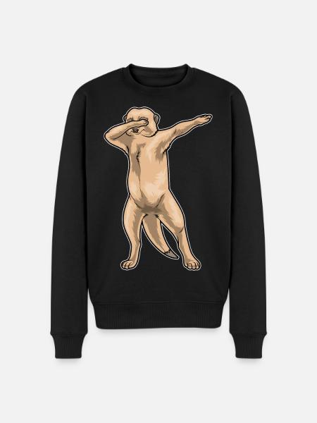 Danse hip hop suricate - Pull Premium bio Homme - noir