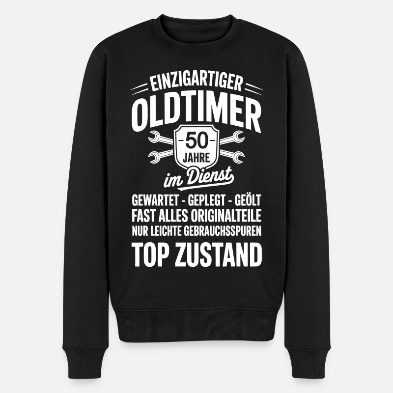 50 ans de service - Pull Premium bio Homme - noir