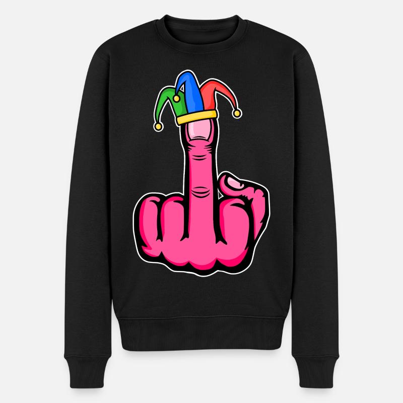 Majeur Stingerfinger Carnaval - Pull Premium bio Homme - noir