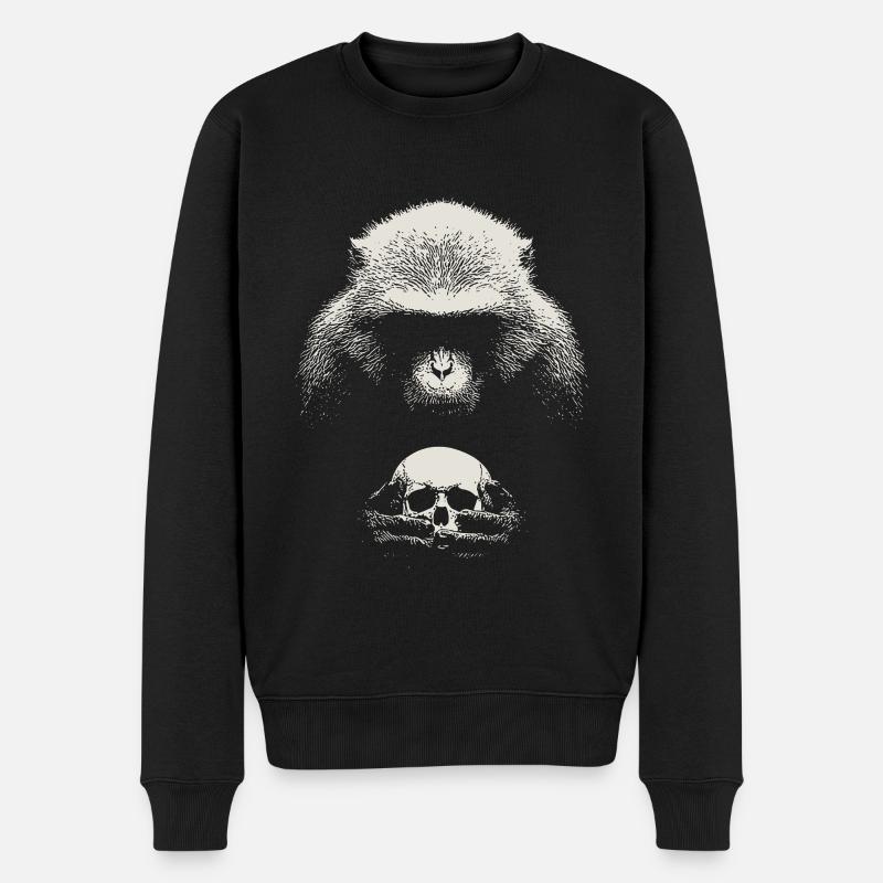 Le singe de Shakespeare - Pull Premium bio Homme - noir