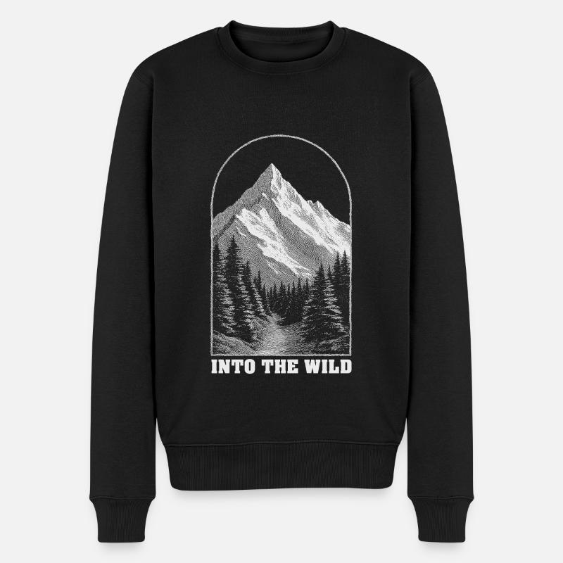 Dans l’arche sauvage - Pull Premium bio Homme - noir