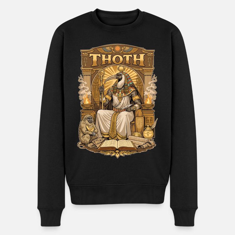 Trône de THOTH - Pull Premium bio Homme - noir