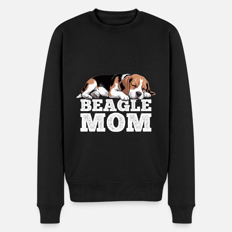 Maman Beagle - Pull Premium bio Homme - noir