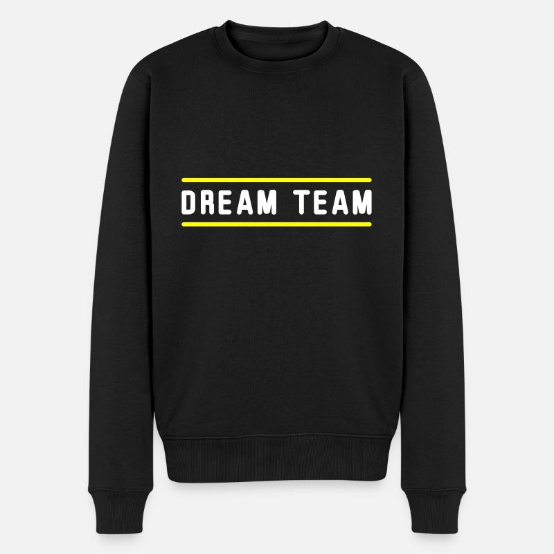 dream team - Pull Premium bio Homme - noir