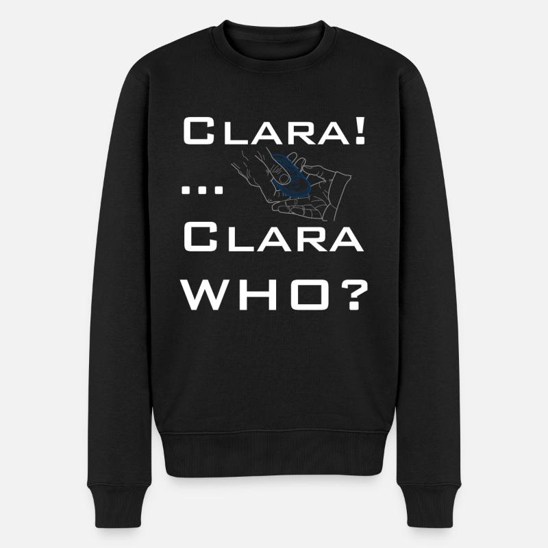 Connaissez-vous Clara? Pour ceux qui ne s’en souviennent pas - Pull Premium bio Homme - noir