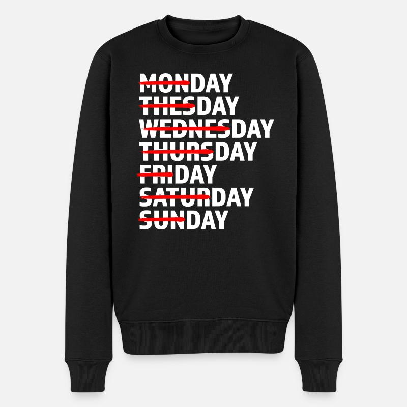 Tous les jours Jour Jour - Pull Premium bio Homme - noir