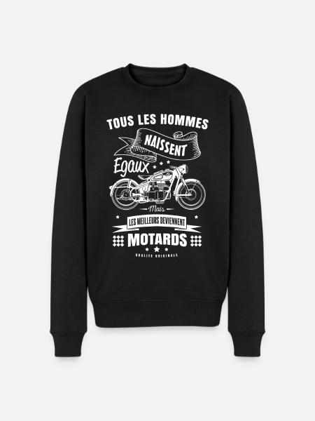 MEILLEUR MOTARD - Pull Premium bio Homme - noir