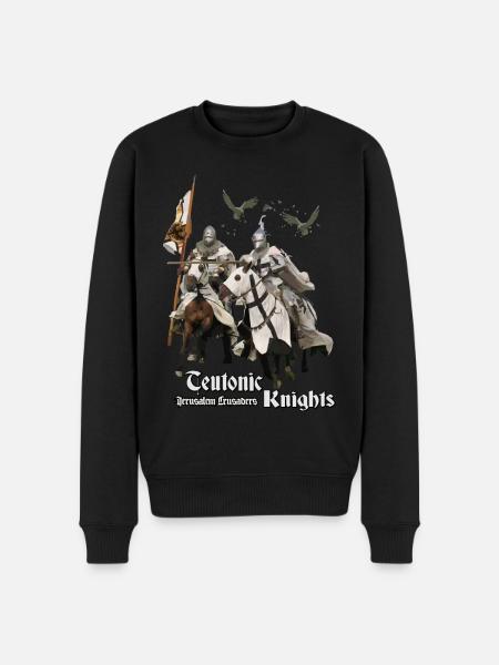 Teutonic knights Jerusalem Crusaders - Men's Premium Organic Jumper - black
