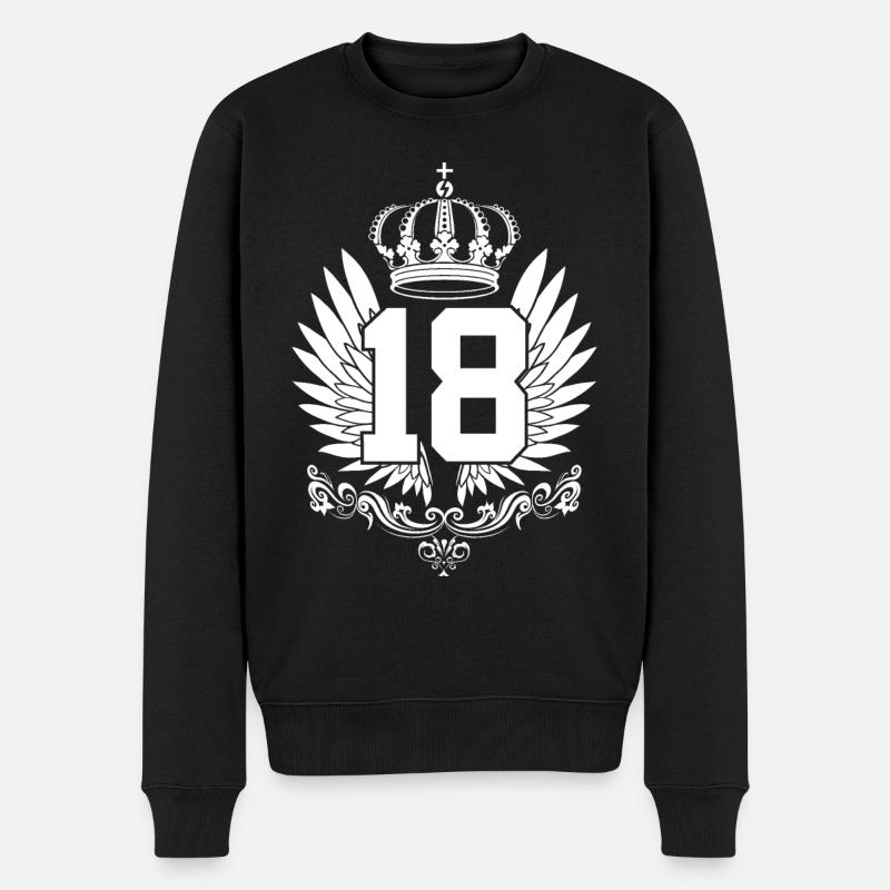 18ÈME ANNIVERSAIRE 18 ANS - Pull Premium bio Homme - noir
