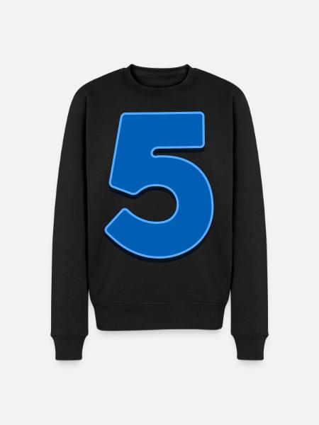 5 - Men's Premium Organic Jumper - black