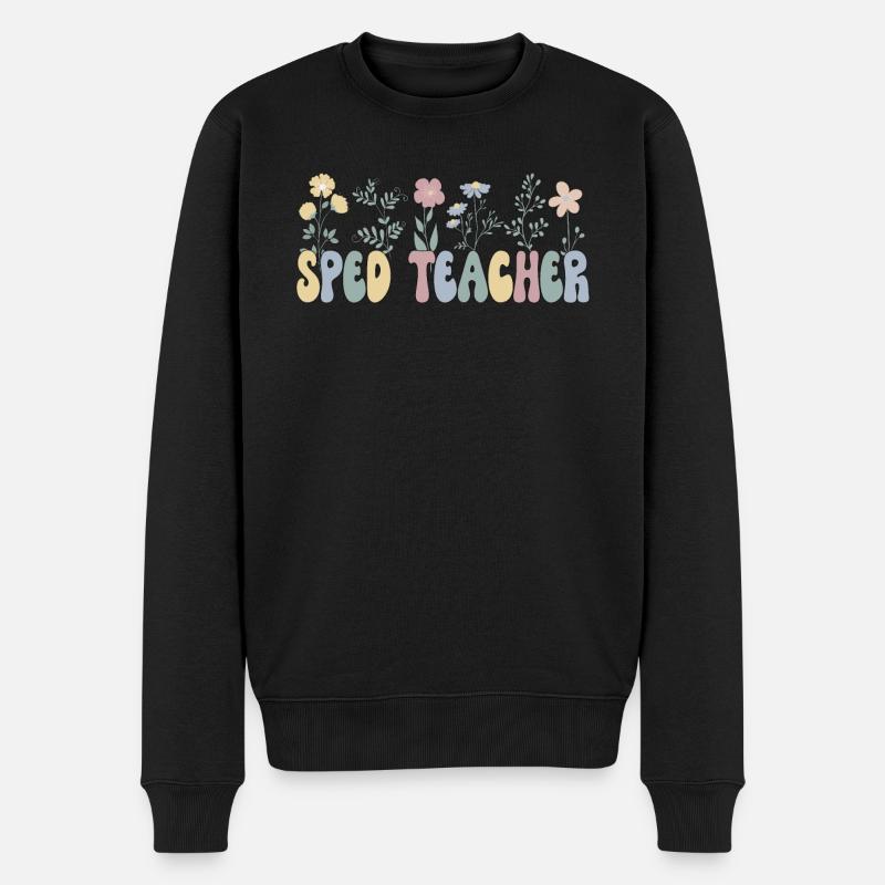 Sonderschullehrer Sonderpädagogik Sonderschule - Männer Premium Bio Pullover - Schwarz