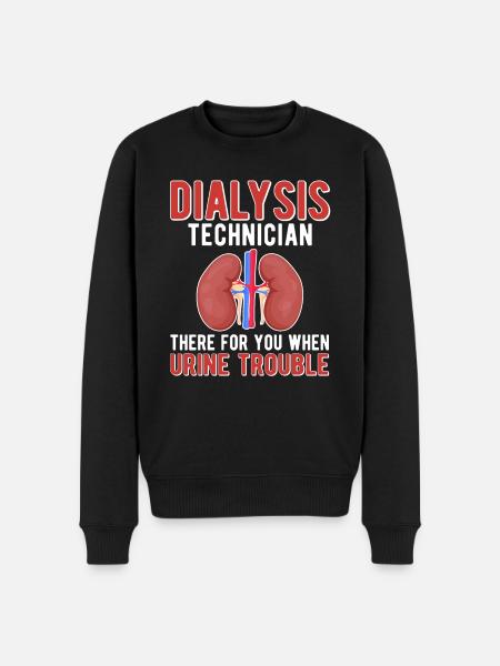 Dialysetechniker Dialysetechnik Techniker Dialyse - Männer Premium Bio Pullover - Schwarz