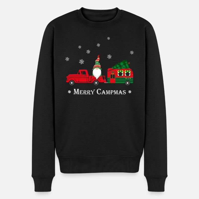 Joyeux Campmas - Pull Premium bio Homme - noir
