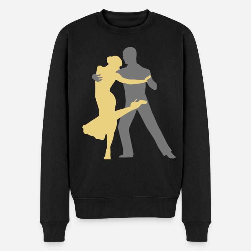 Tango Argentino Geschenk - Männer Premium Bio Pullover - Schwarz